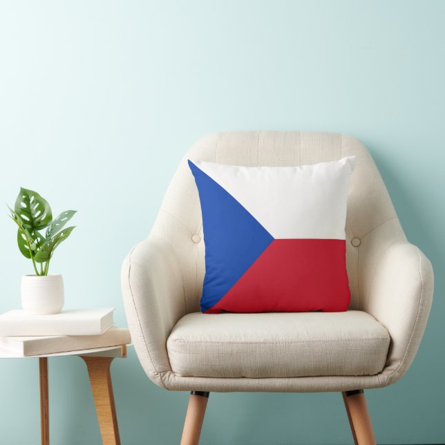 Cojín Decorativo Bandera de la República Checa (Silla)
