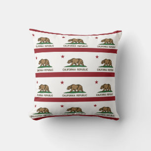 Cojín Decorativo Bandera de la república de California