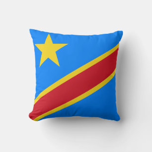 Cojín Decorativo Bandera de la República Democrática del Congo