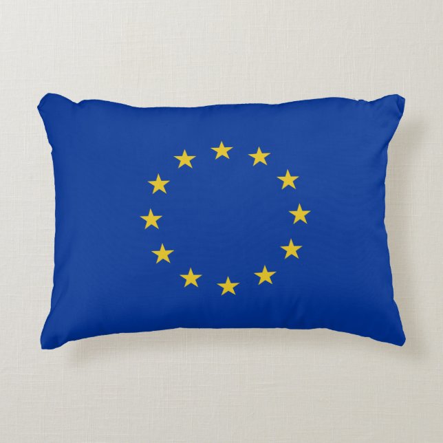 Cojín Decorativo Bandera de la UE (Anverso)