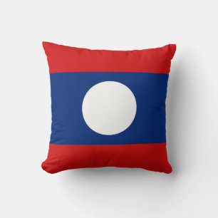 Cojín Decorativo Bandera de Laos x Pillow
