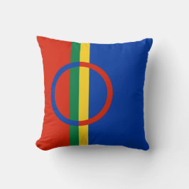 Cojín Decorativo Bandera de Laponia (Navidades) (Sami) (Laplander)