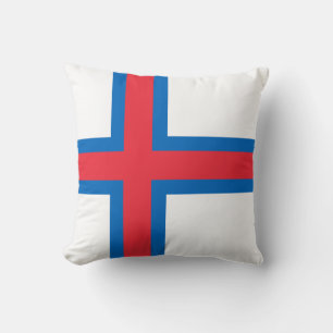 Cojín Decorativo Bandera de las Islas Feroe
