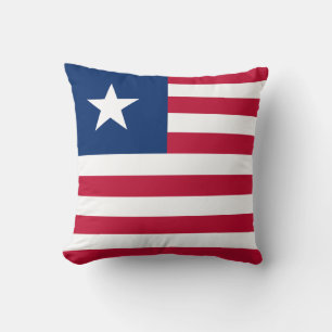Cojín Decorativo Bandera de Liberia