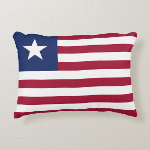 Cojín Decorativo Bandera de Liberia