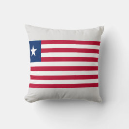 Cojín Decorativo Bandera de Liberia (Liberia)