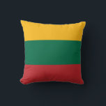 Cojín Decorativo Bandera de Lituania<br><div class="desc">Bandera patriótica de Lituania.</div>