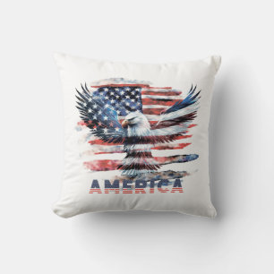 Cojín Decorativo Bandera de los Estados Unidos. América