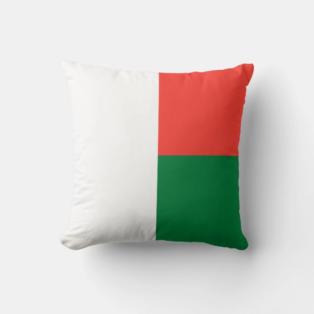 Cojín Decorativo Bandera de Madagascar (Anverso)