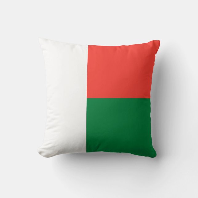 Cojín Decorativo Bandera de Madagascar (Anverso)