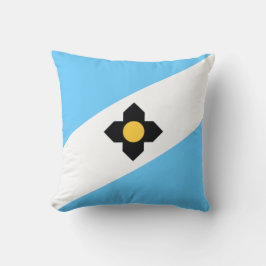 Cojín Decorativo Bandera de Madison (Wisconsin)