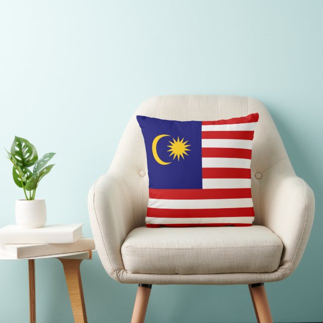 Cojín Decorativo Bandera de Malasia (Silla)