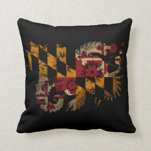 Cojín Decorativo Bandera de Maryland