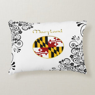 Cojín Decorativo Bandera de Maryland