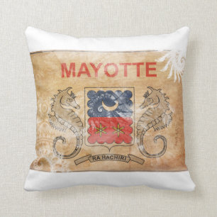 Cojín Decorativo Bandera de Mayotte
