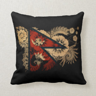 Cojín Decorativo Bandera de Nepal