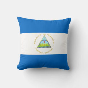 Cojín Decorativo Bandera de Nicaragua