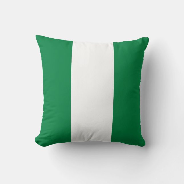 Cojín Decorativo Bandera de Nigeria x Pillow (Anverso)