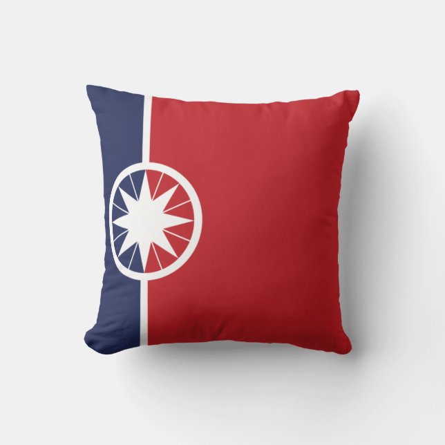 Cojín Decorativo Bandera de Norman (Oklahoma) (Anverso)