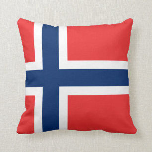 Cojín Decorativo Bandera de Noruega (noruego)