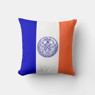 Cojín Decorativo Bandera de Nueva York MoJo Pillow norteamericano