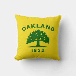 Cojín Decorativo Bandera de Oakland (California)