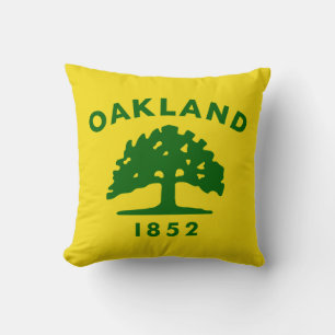 Cojín Decorativo Bandera de Oakland, California