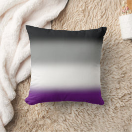 Cojín Decorativo Bandera de Orgullo Asexual Gradiente - Bandera ACE