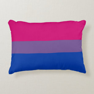 Cojín Decorativo Bandera de Orgullo Bisexual