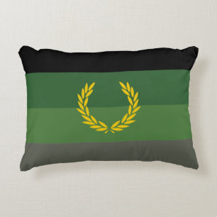 Cojín Decorativo Bandera de orgullo de uniforme militar