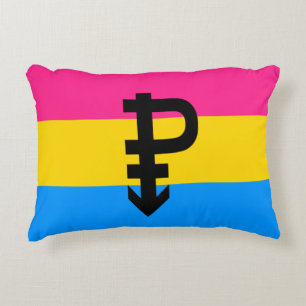 Cojín Decorativo Bandera de Orgullo Pansexual