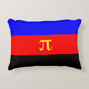 Cojín Decorativo Bandera de Orgullo Poliamoroso