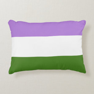 Cojín Decorativo Bandera de Orgullo Queer