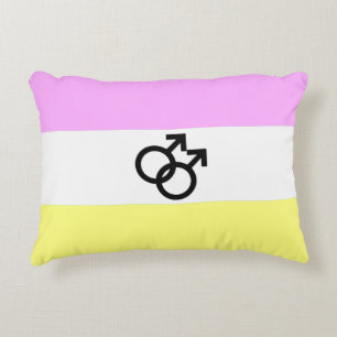 Cojín Decorativo Bandera de Orgullo Twink