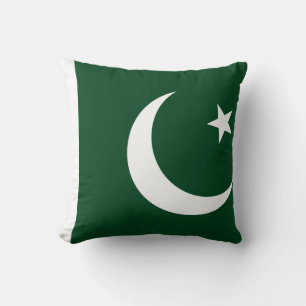 Cojín Decorativo Bandera de Pakistán (paquistaní)