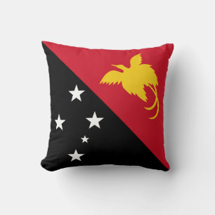 Cojín Decorativo Bandera de Papúa Nueva Guinea