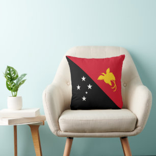 Cojín Decorativo bandera de Papúa Nueva Guinea
