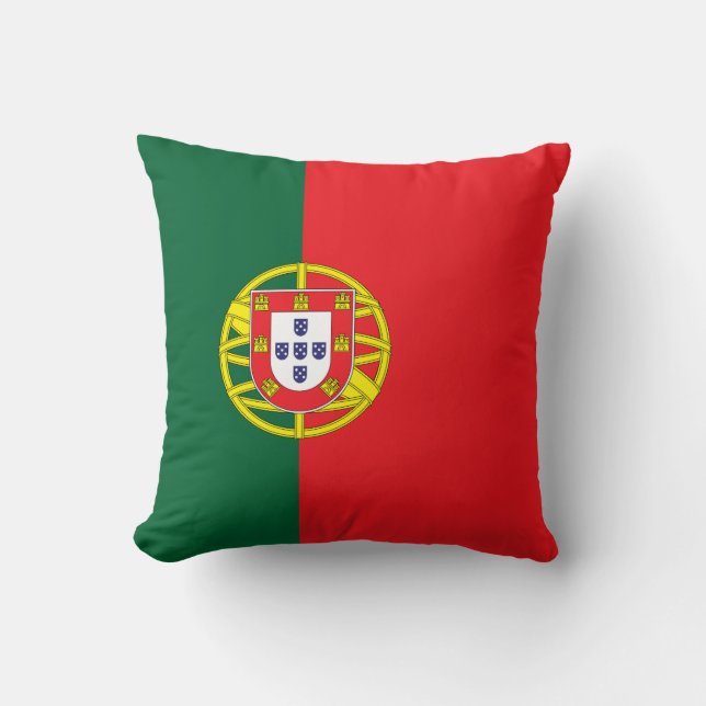 Cojín Decorativo Bandera de Portugal (Anverso)