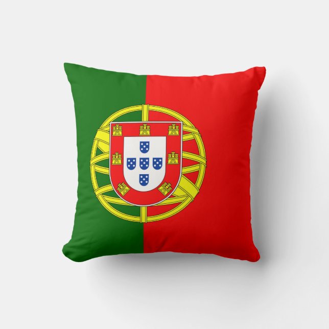 Cojín Decorativo Bandera de Portugal (Anverso)