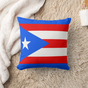Cojín Decorativo Bandera de Puerto Rico