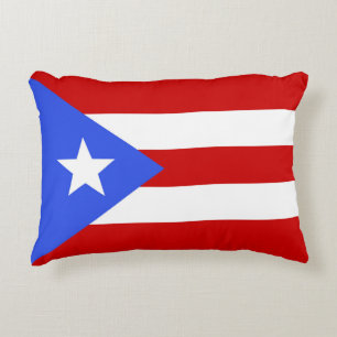 Cojín Decorativo Bandera de Puerto Rico