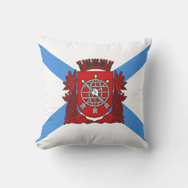 Cojín Decorativo Bandera de Río de Janeiro (Brasil)