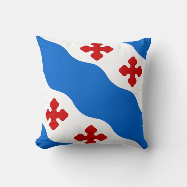 Cojín Decorativo Bandera de Rockville (Maryland City) (Anverso)