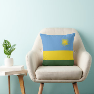 Cojín Decorativo Bandera de Ruanda