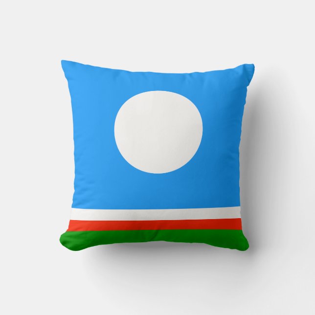Cojín Decorativo Bandera de Saja (Anverso)