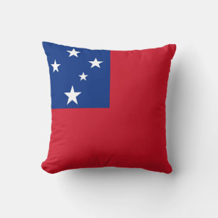Cojín Decorativo Bandera de Samoa