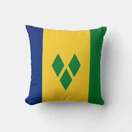 Cojín Decorativo Bandera de San Vicente y las Granadinas