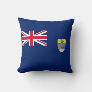 Cojín Decorativo Bandera de Santa Elena