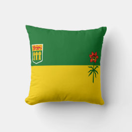 Cojín Decorativo Bandera de Saskatchewan
