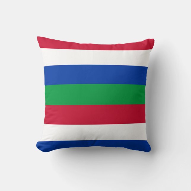 Cojín Decorativo Bandera de Schiermonnikoog (Anverso)